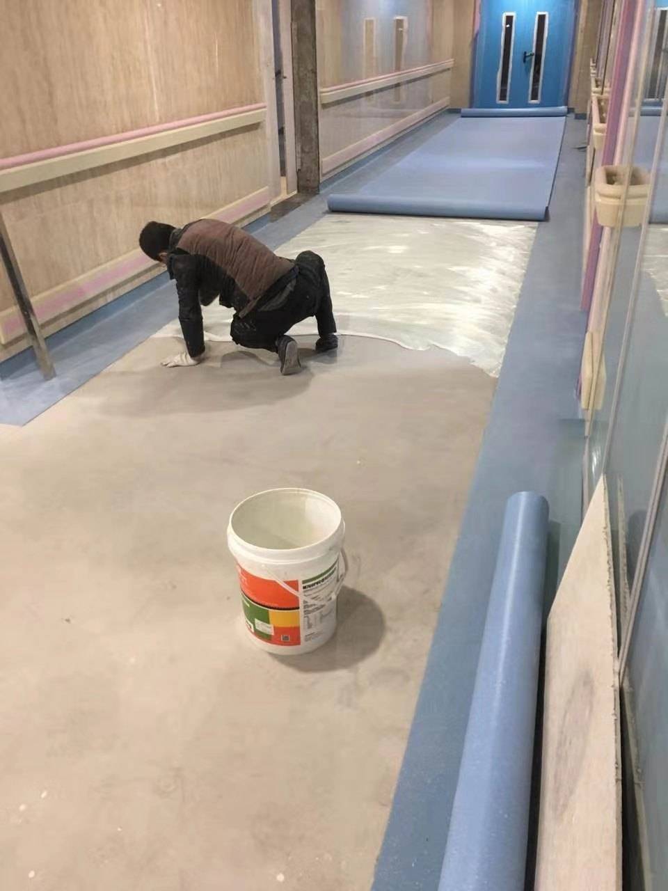 pvc塑膠地板施工